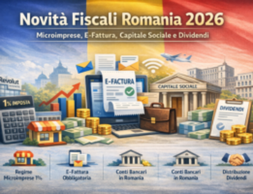 ROMANIA News Fiscali 2026: Regime Microimprese, E-Fattura, Capitale Sociale e Dividendi